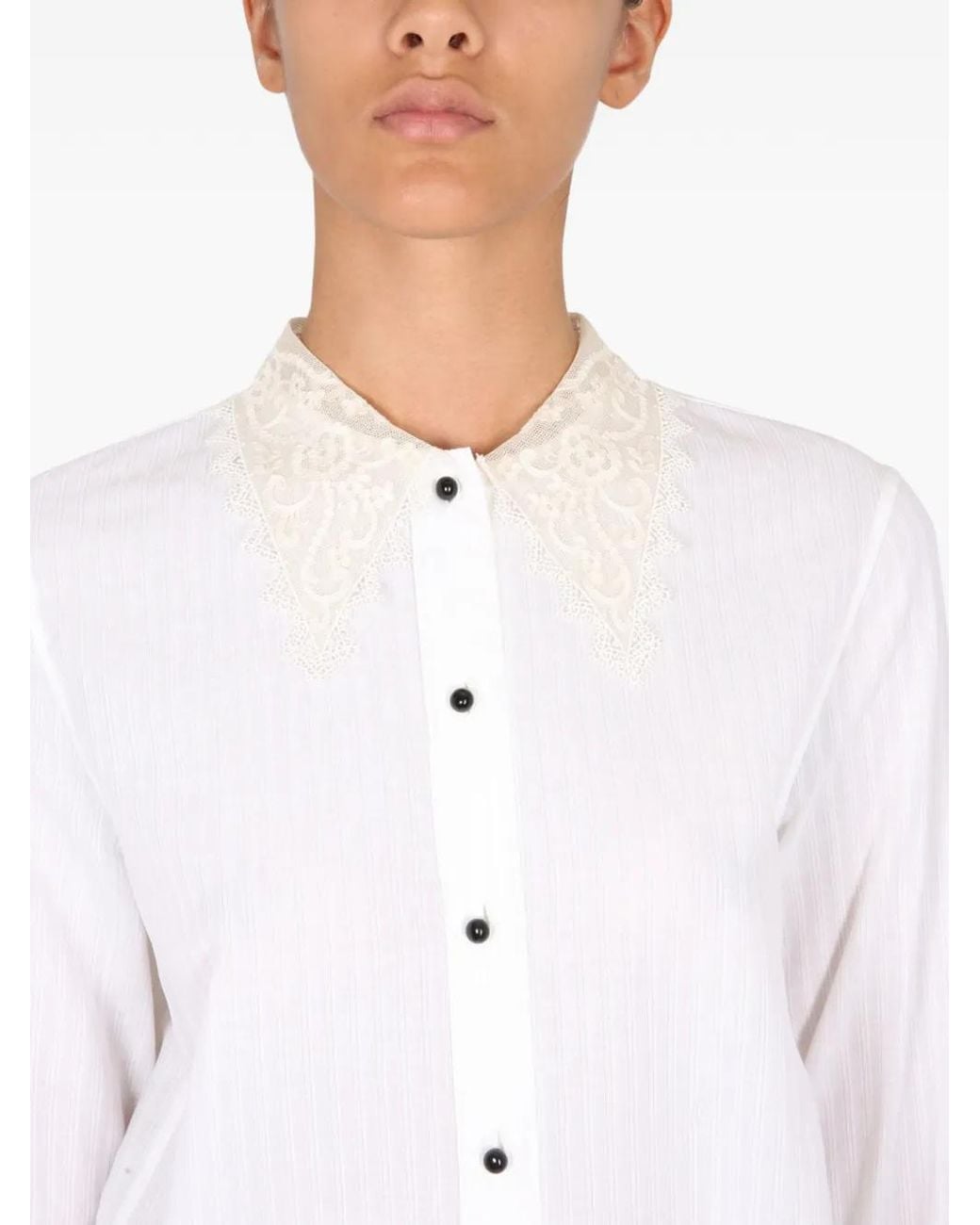 Saint Laurent White Camicia