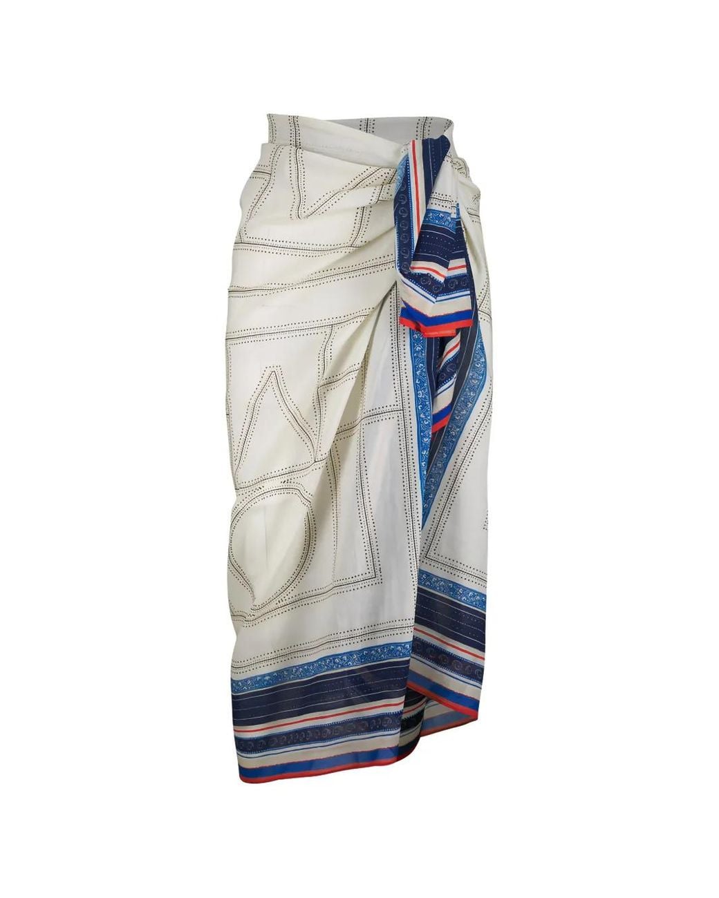 Totême Blue Collector Sarong