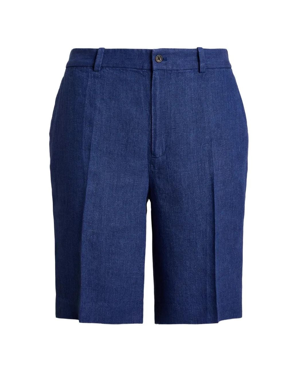 Polo Ralph Lauren Blue Pressed-Crease Shorts