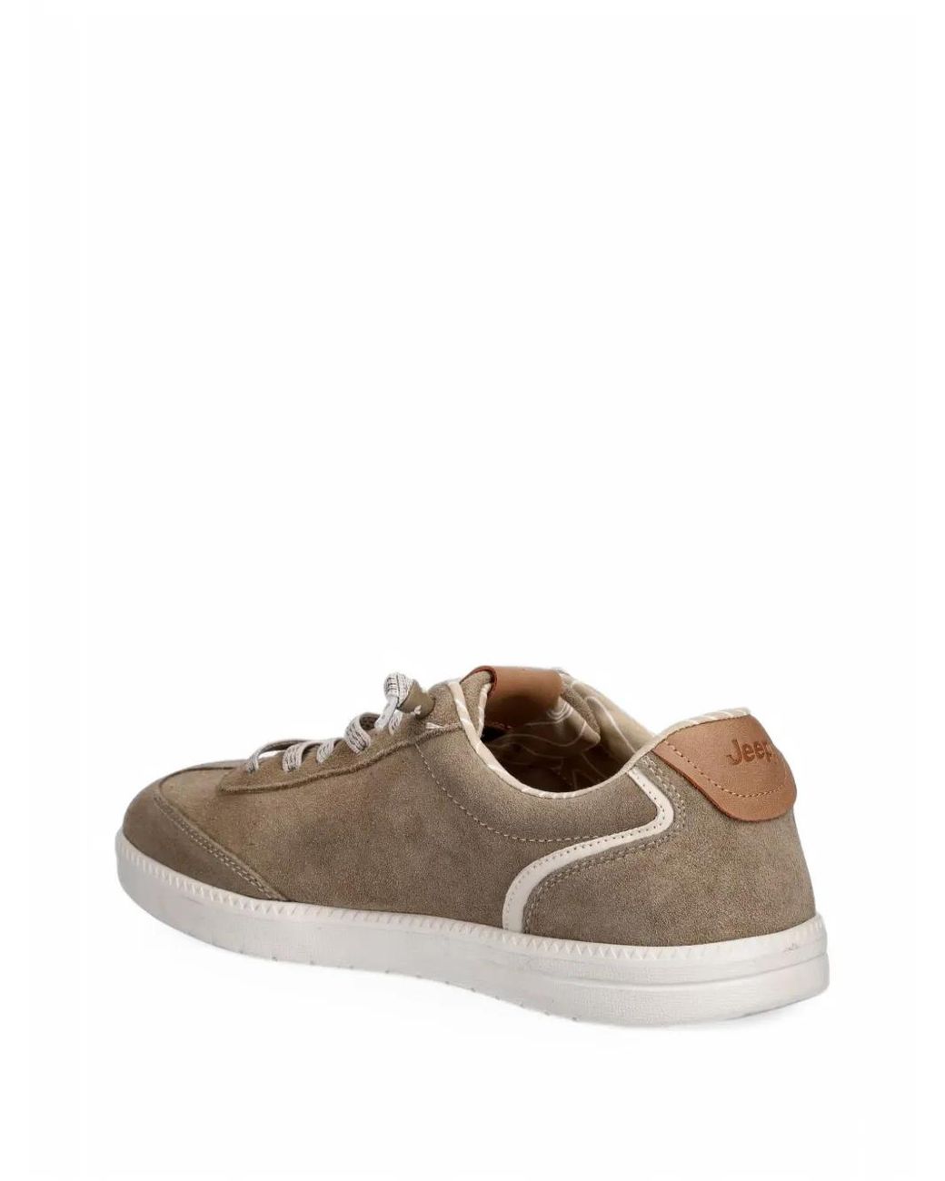 Jeep Brown Ster Logo-Patch Sneakers for men