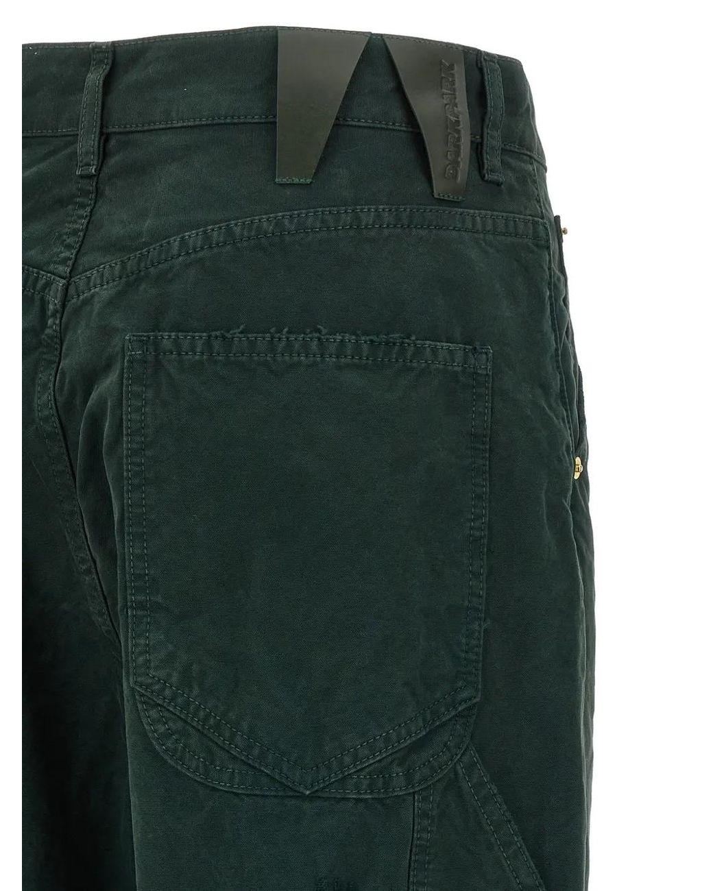 DARKPARK Green Lisa Belt-Loop Pocket Trousers