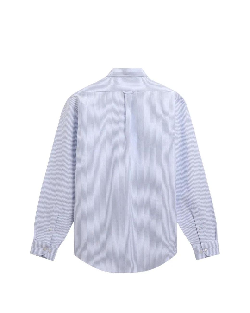 Sebago Blue Striped Button-Down Shirt for men