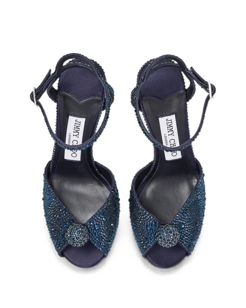 Jimmy Choo Blue Sandales Sacora 85