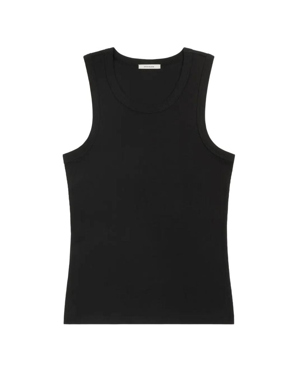 Entire studios Black T-Shirt À Design Sans Manches for men
