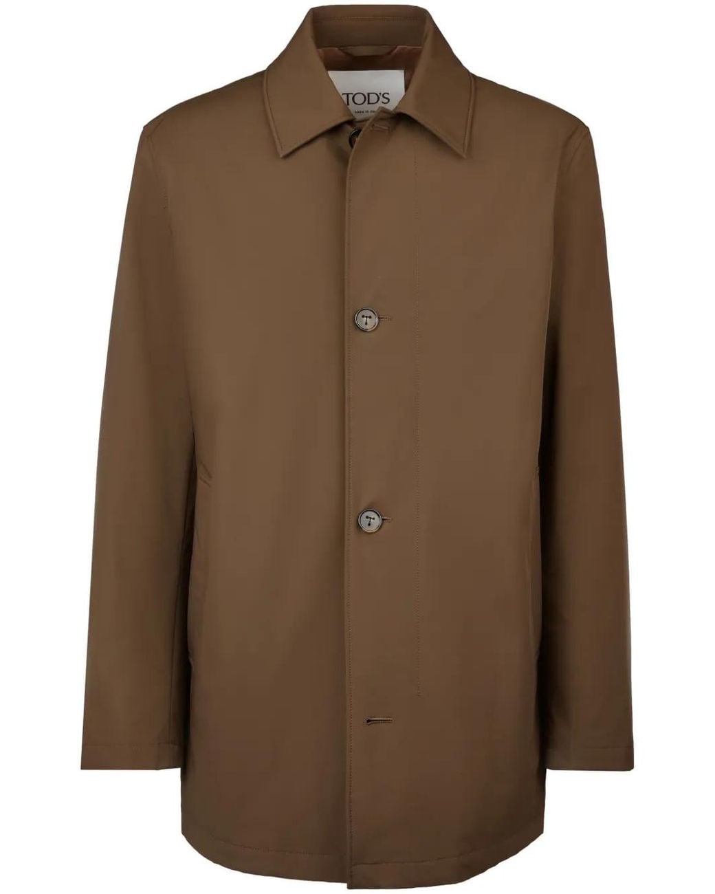 Tod's Brown Car Coat for men