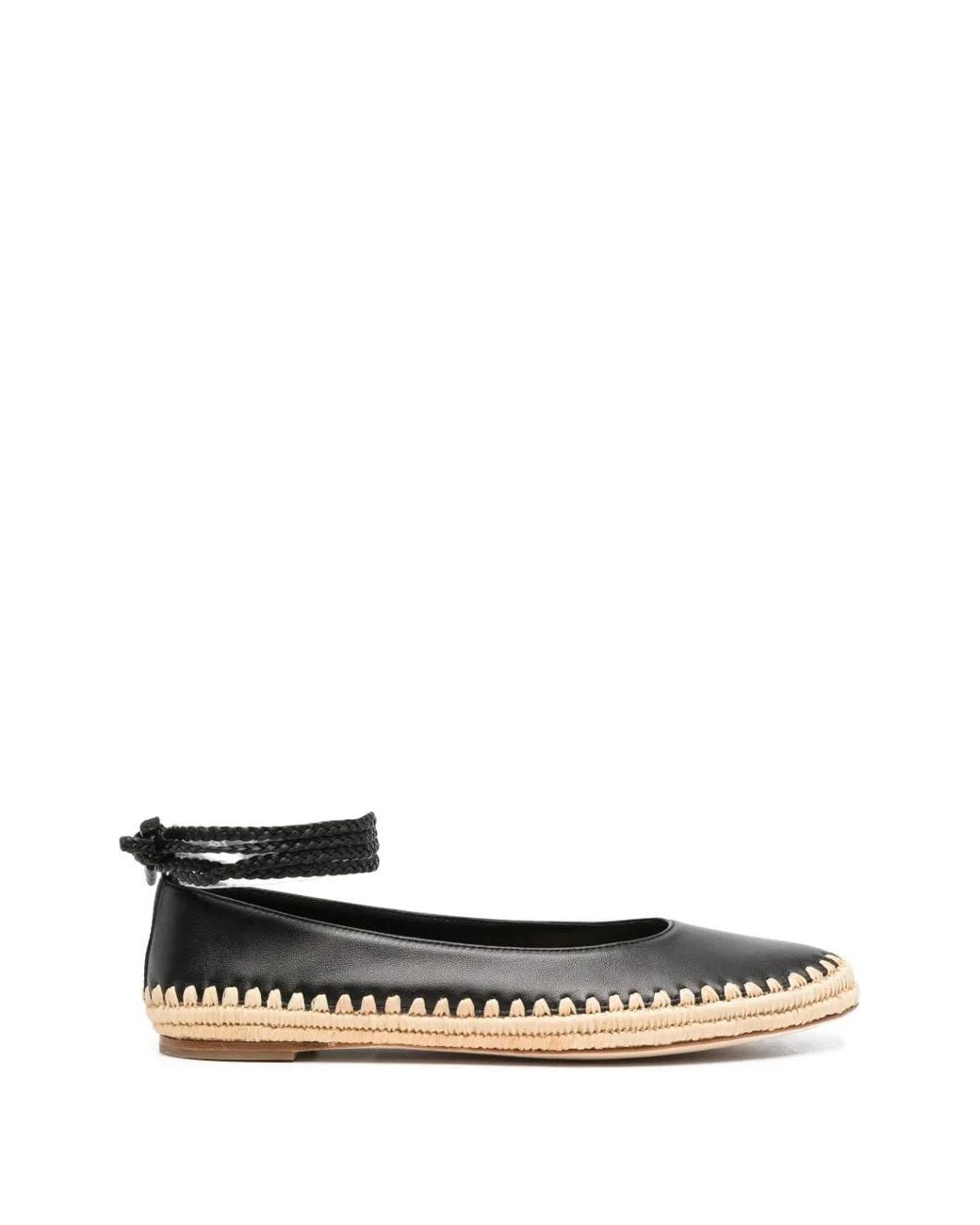 Max Mara White Braided-Strap Espadrilles