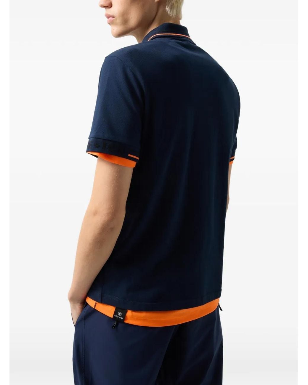 Polo Arjan Bogner Fire + Ice de hombre de color Blue