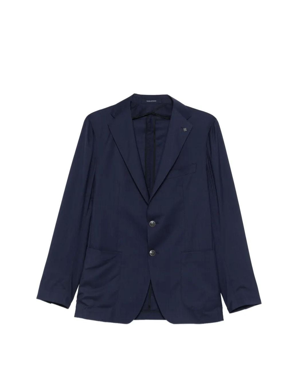 Tagliatore Blue Button-Fastening Two-Pocket Jacket for men