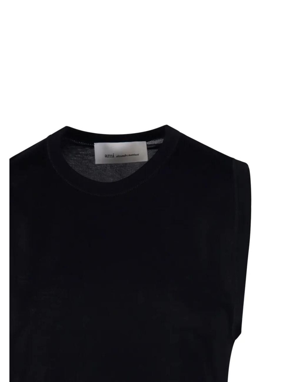 AMI Black Ami De Coeur Tank Top