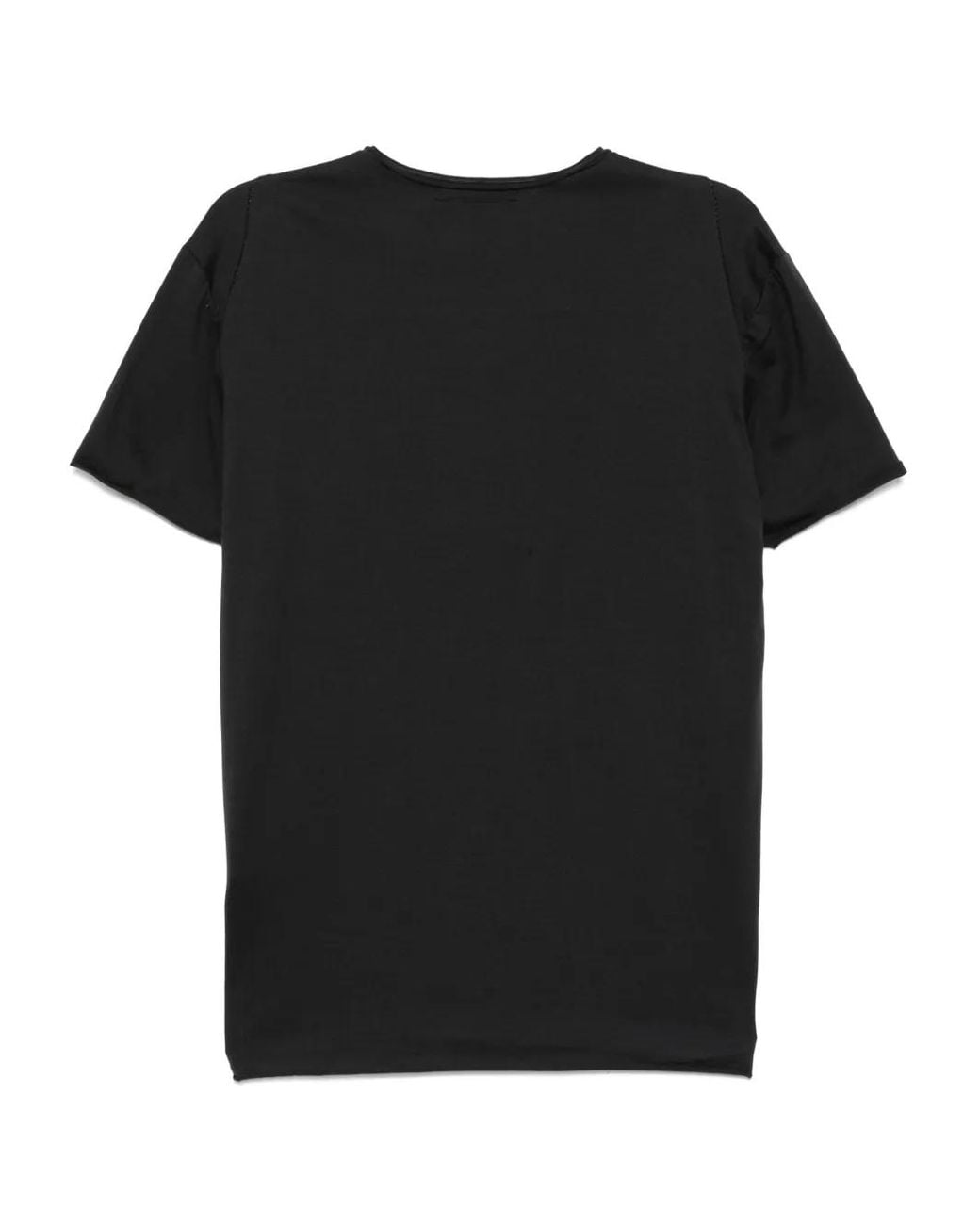 Forme D'expression Black V-Neck T-Shirt
