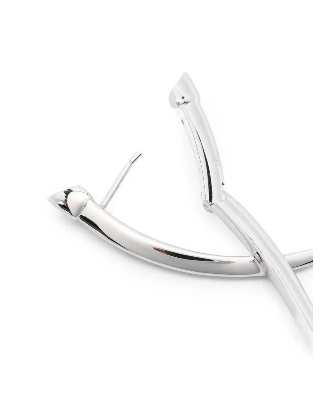 Shaun Leane Metallic Sabre Statement Crossover Single Earring