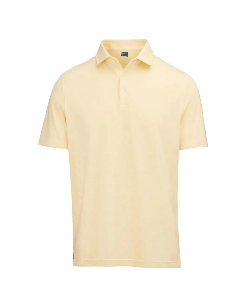 Fedeli Natural Short-Sleeve Cotton Polo Shirt for men