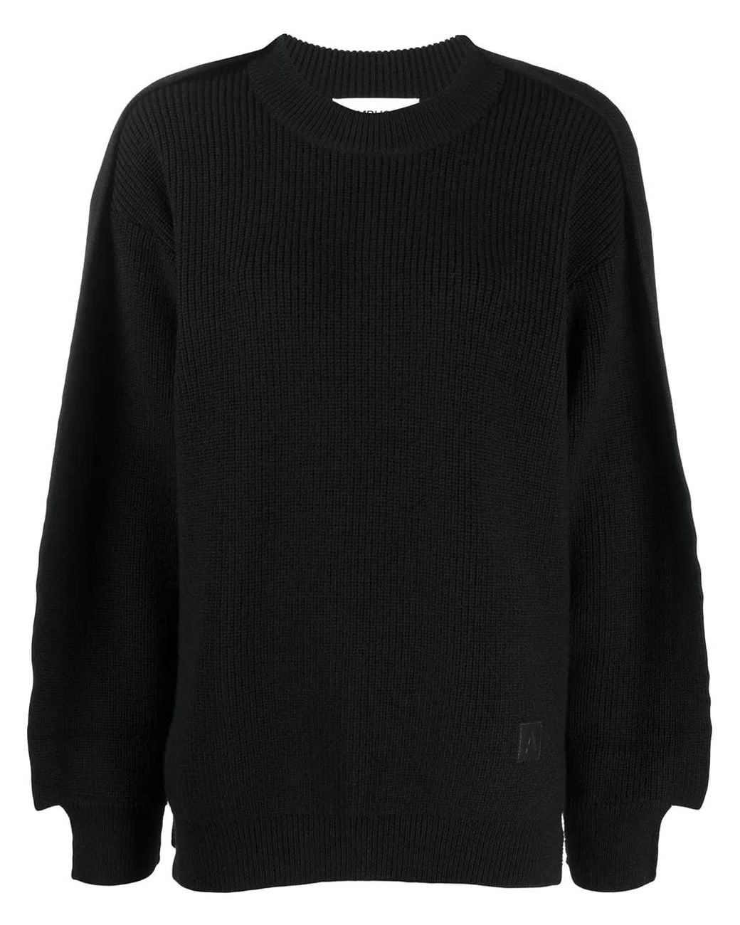 Ambush Black Ribbed Knit Jumper