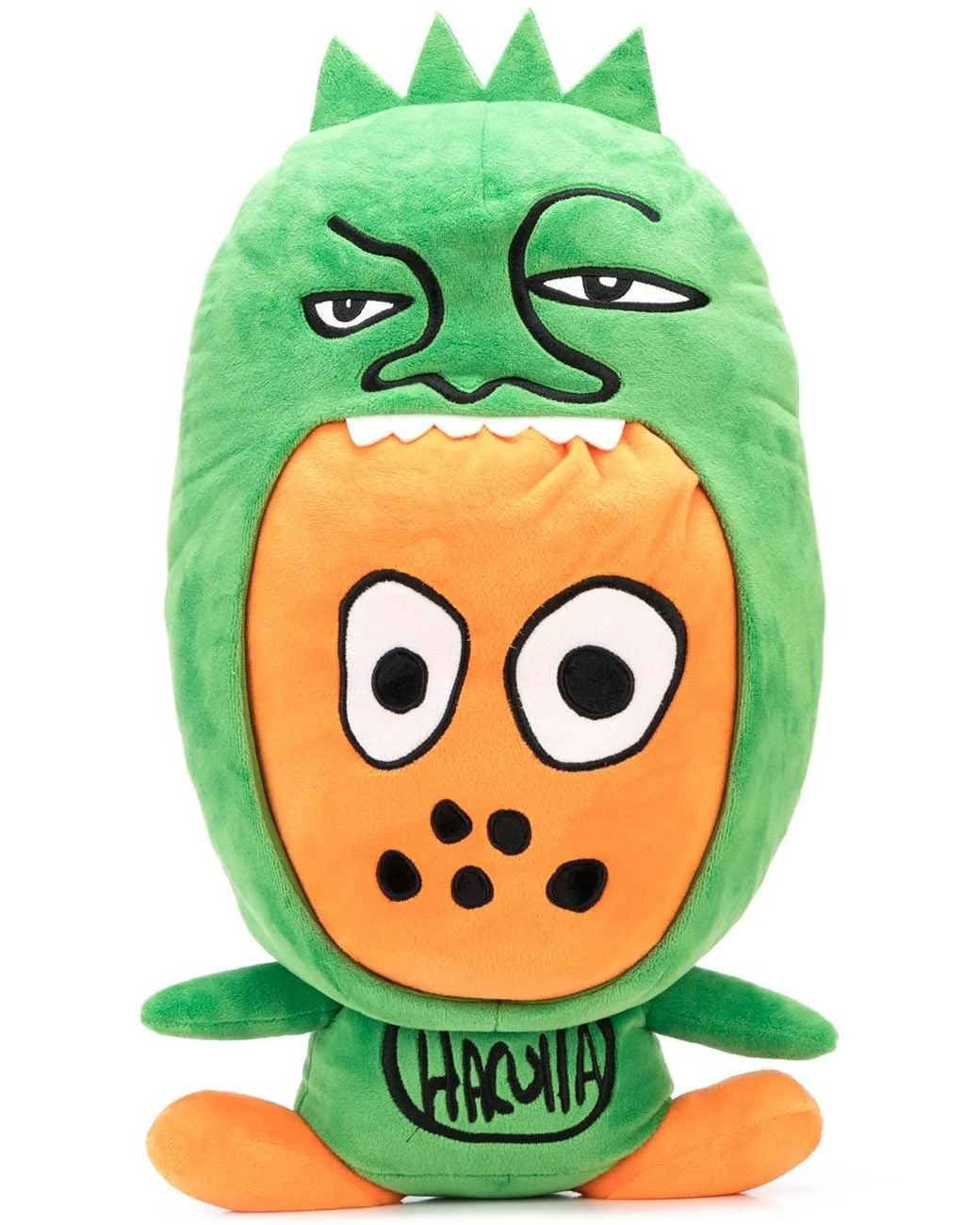Haculla Green Grizzly Character Pillow