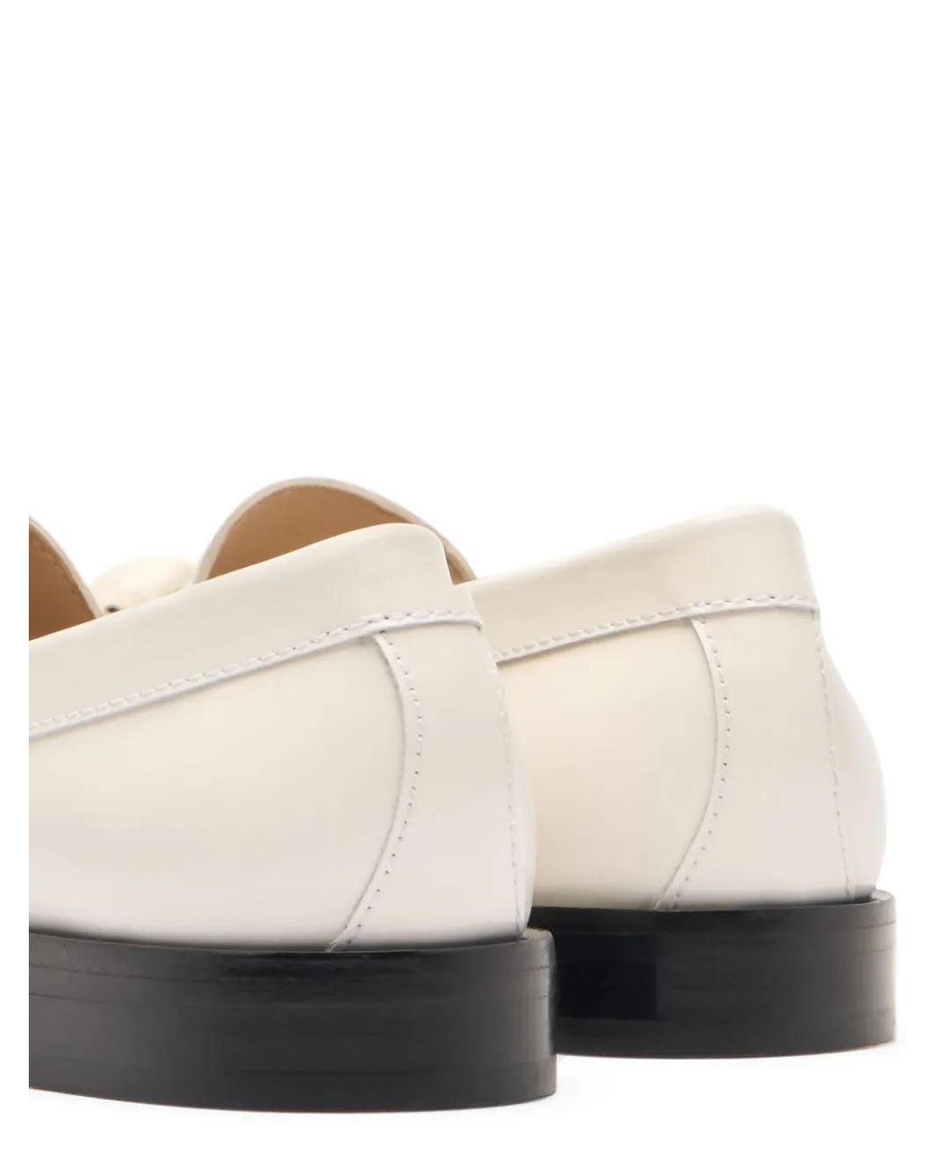 Stuart Weitzman Natural Leather Loafers