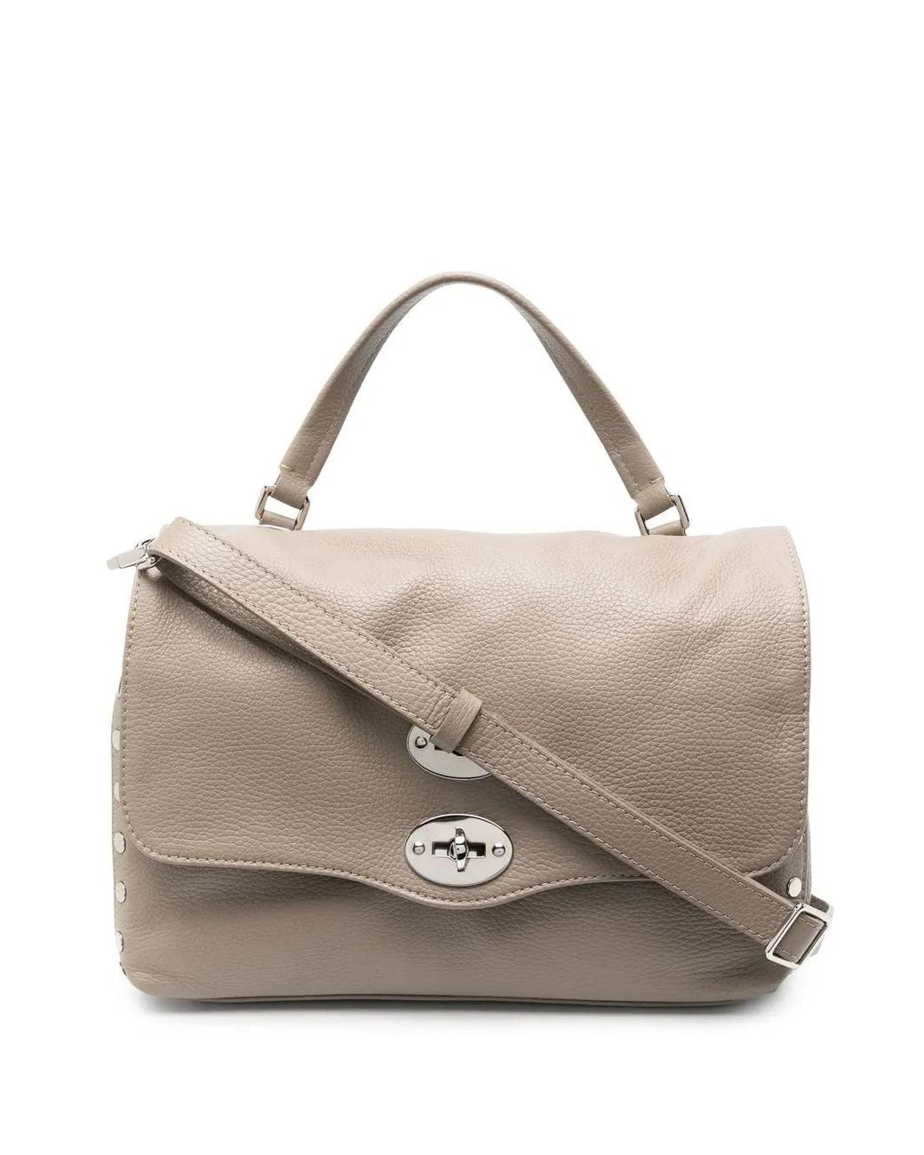 Zanellato Natural Small Postina Stud-Embellished Tote Bag