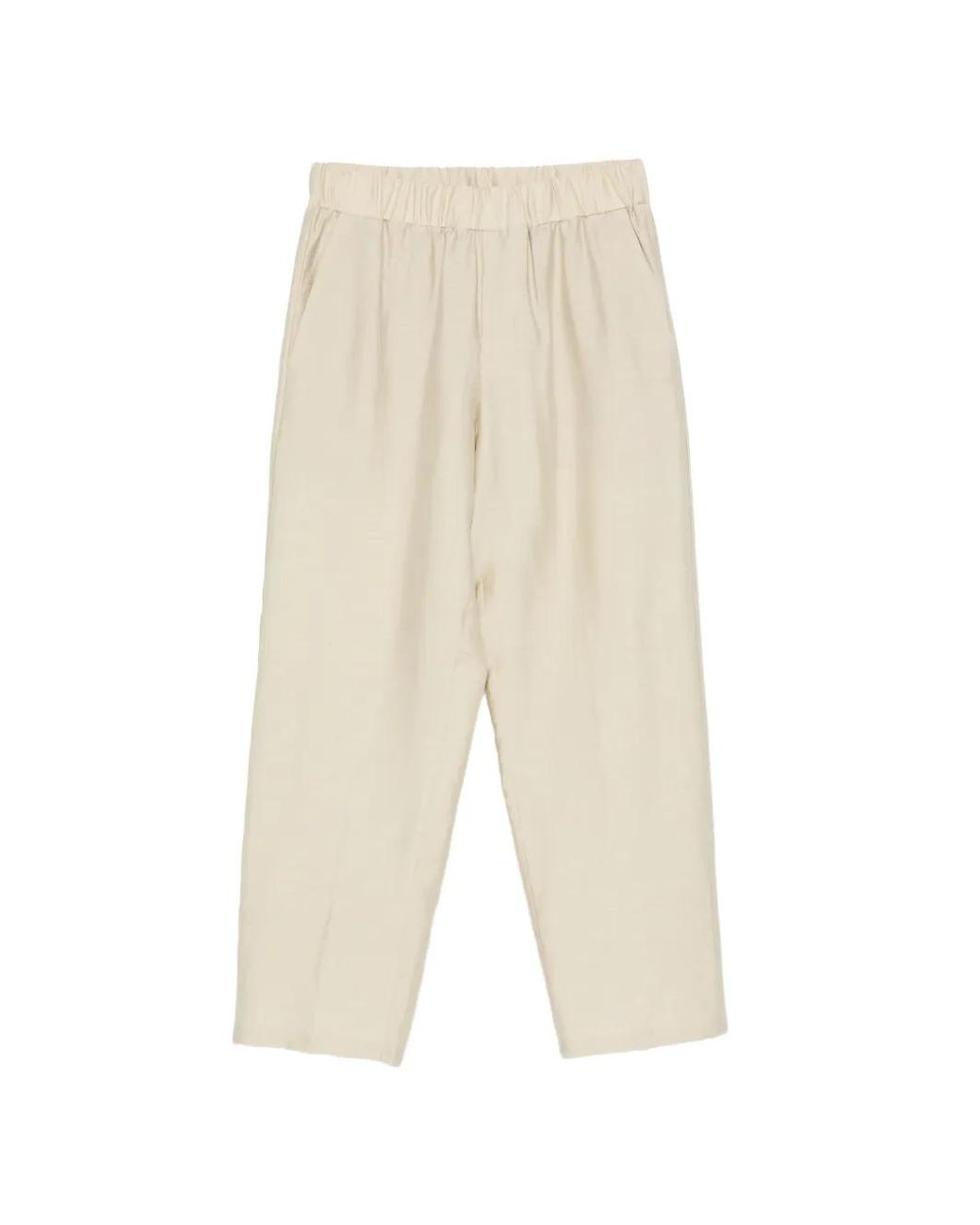 Costumein White Pajama Elasticated Trousers for men