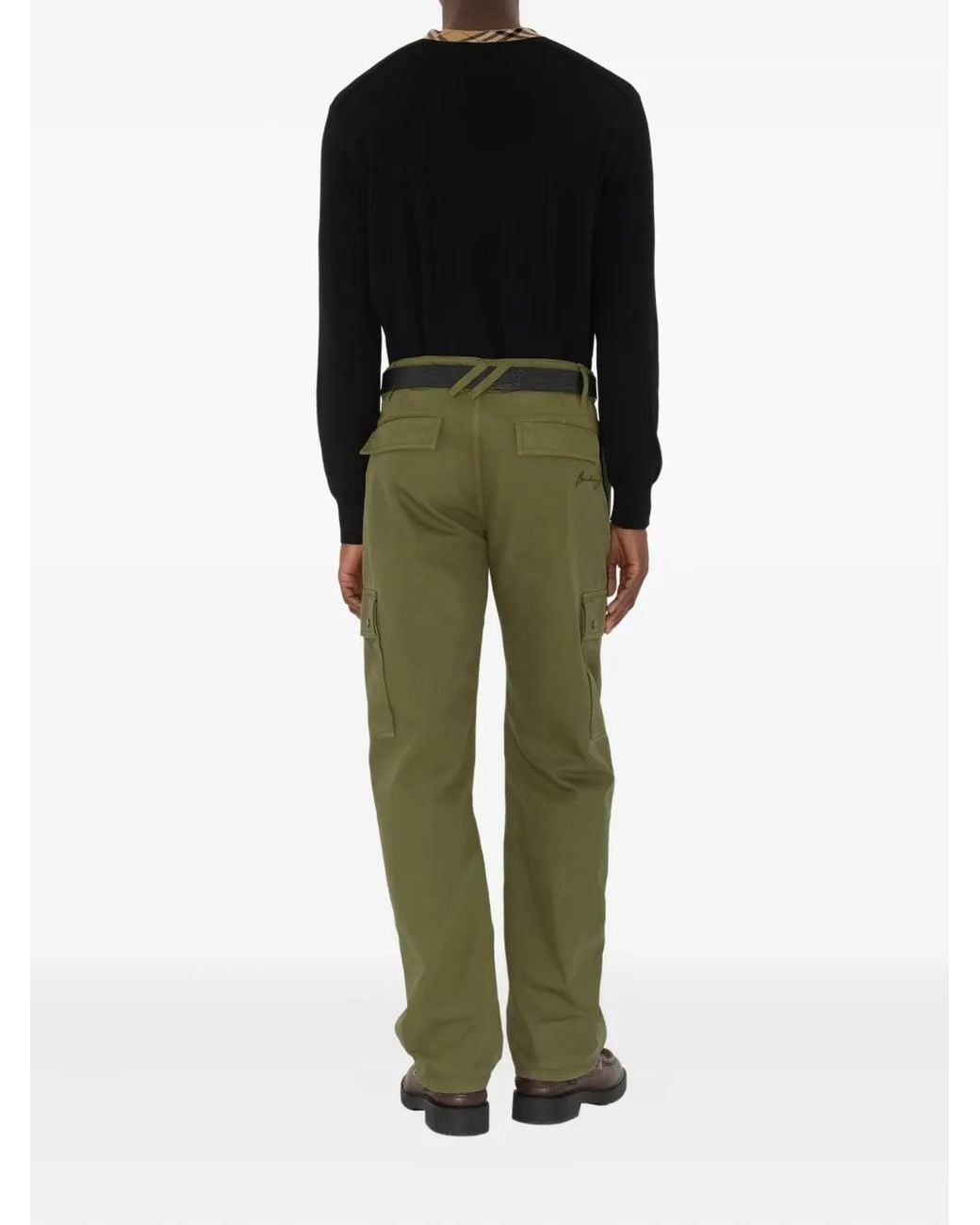 Burberry Cargo Broek in het Green voor heren