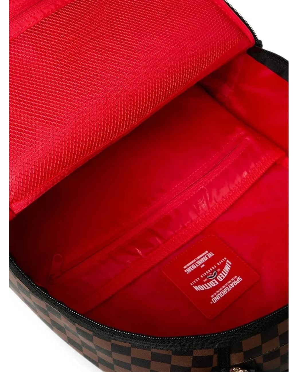 Sprayground Blue Usps Shark Stamp Graphic-Print Backpack for men