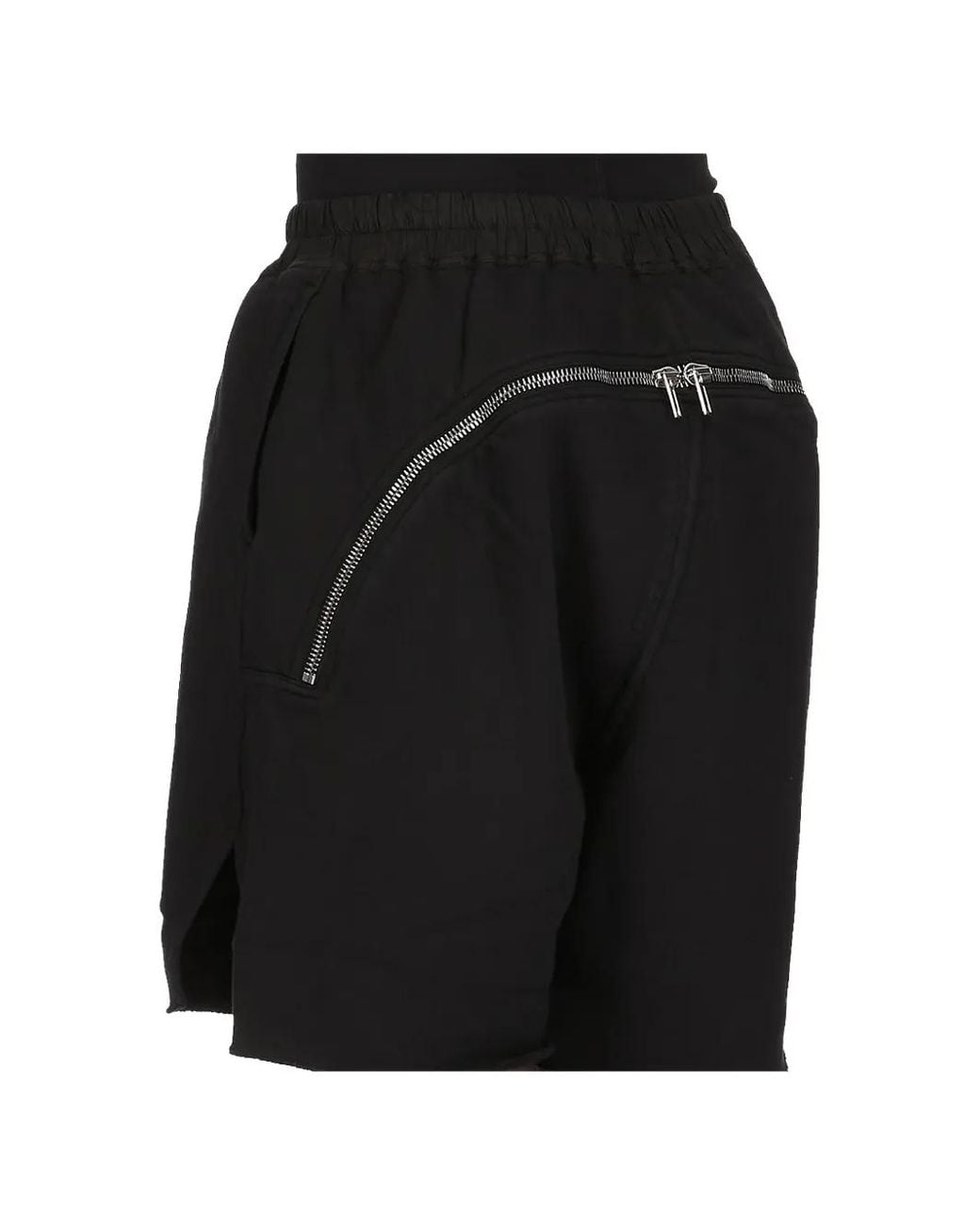Rick Owens Black Short Drkshdw À Zip Arrière for men