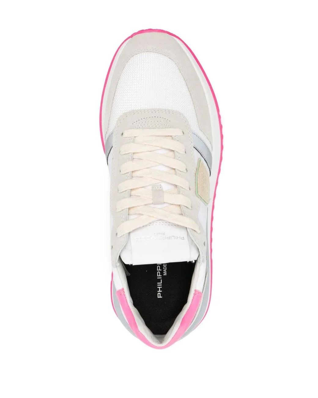 Philippe Model White Tropez 2.1 Suede Sneakers