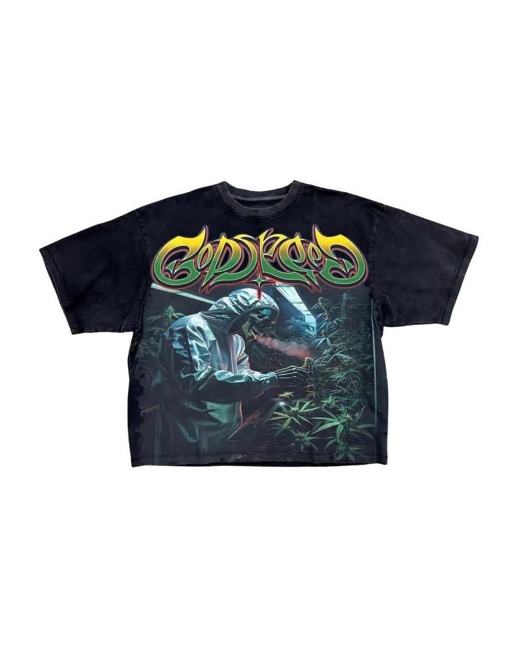 Godspeed Blue Indoor Ice Graphic-Print T-Shirt for men