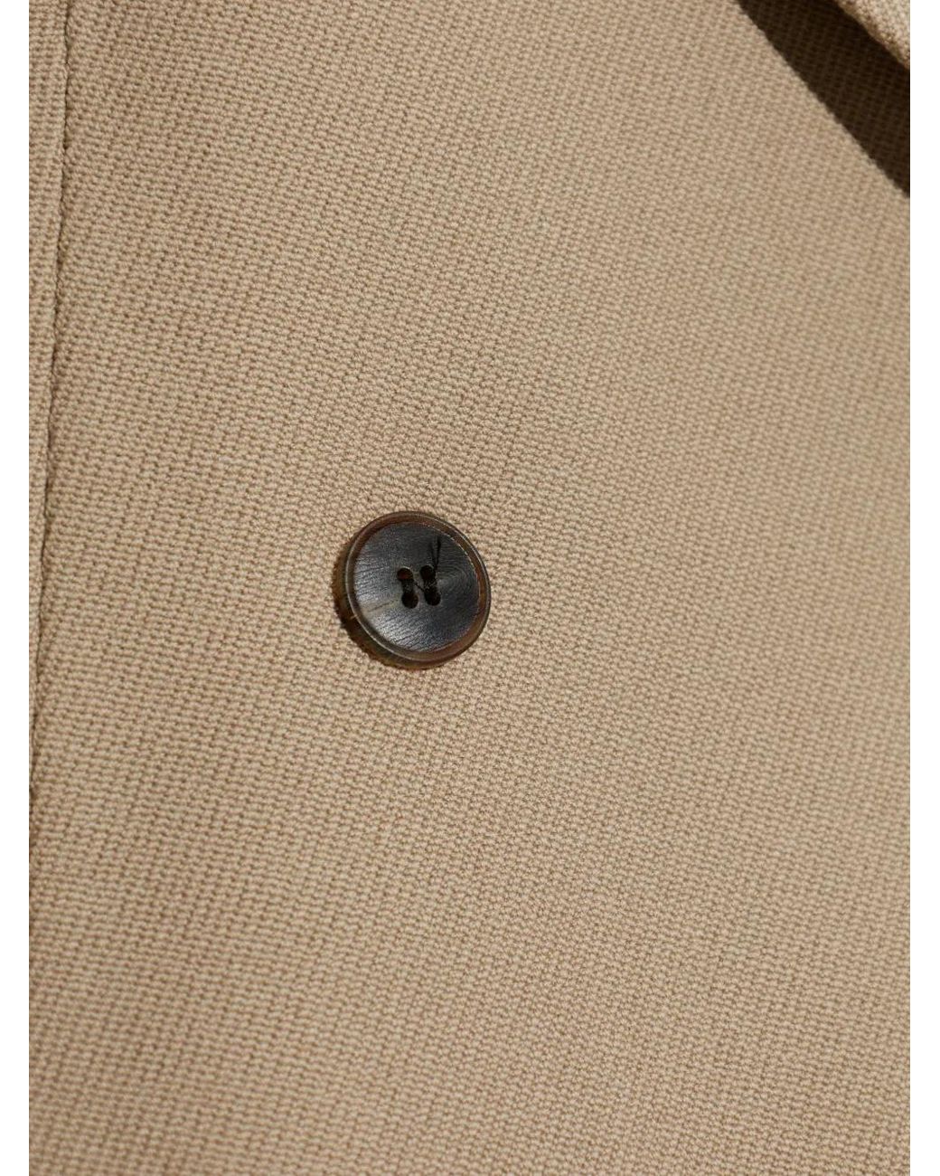 By Malene Birger Natural Ramo Double-Breasted Blazer
