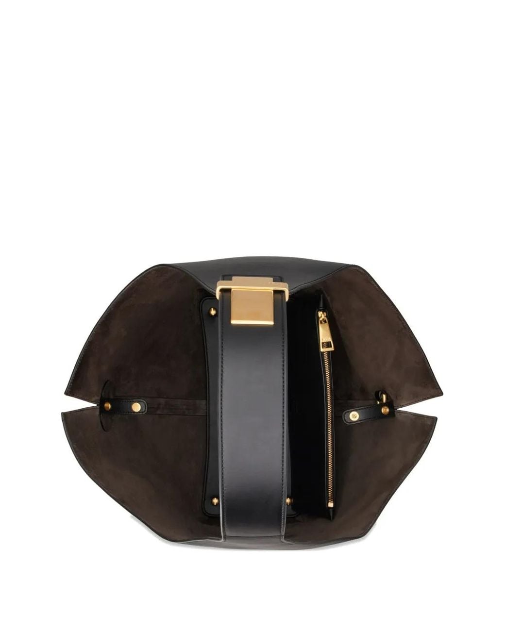 Tod's Black Di Bag Folio Shoulder Bag