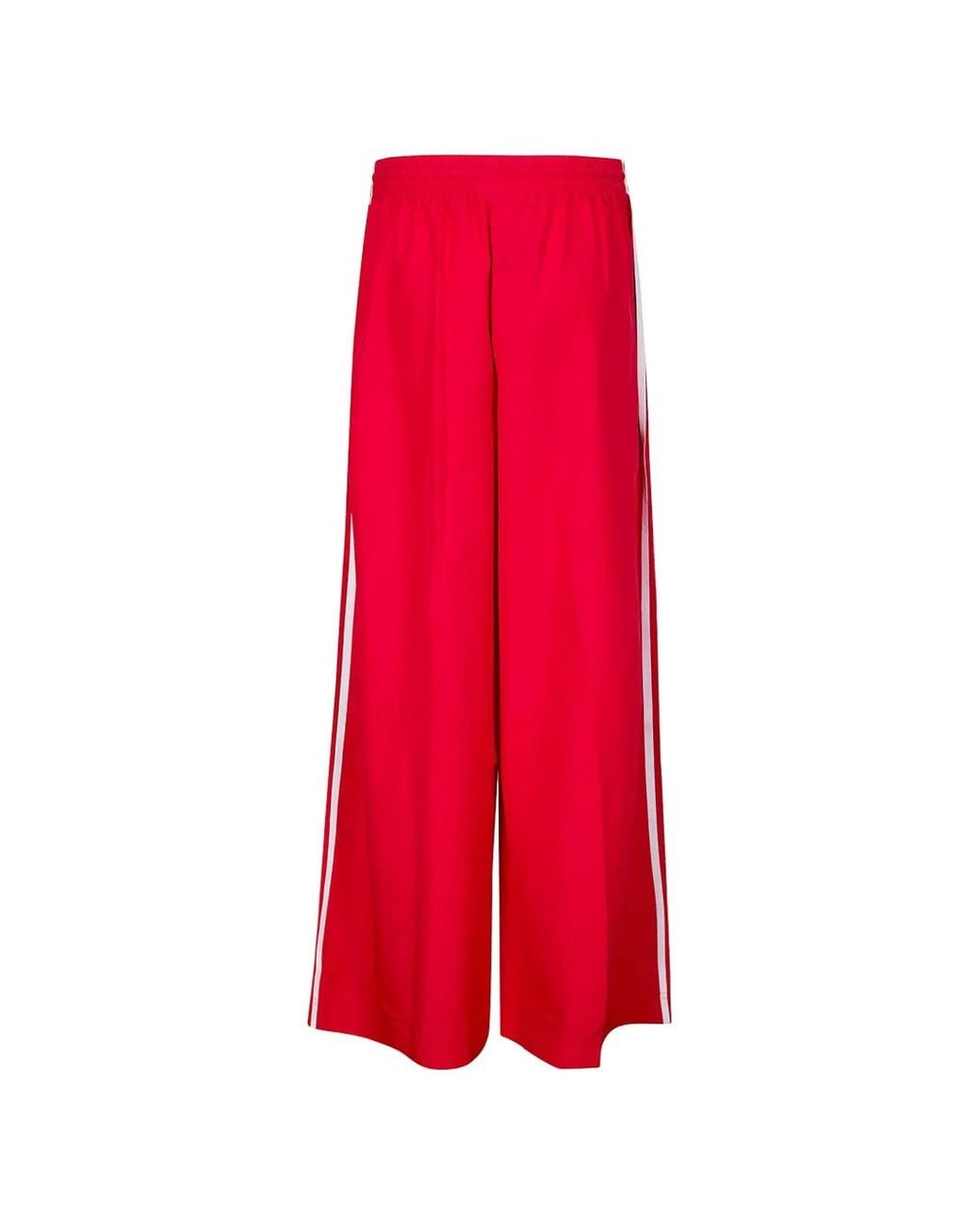 Adidas Red Firebird Adilenium Side-Stripe Track Pants