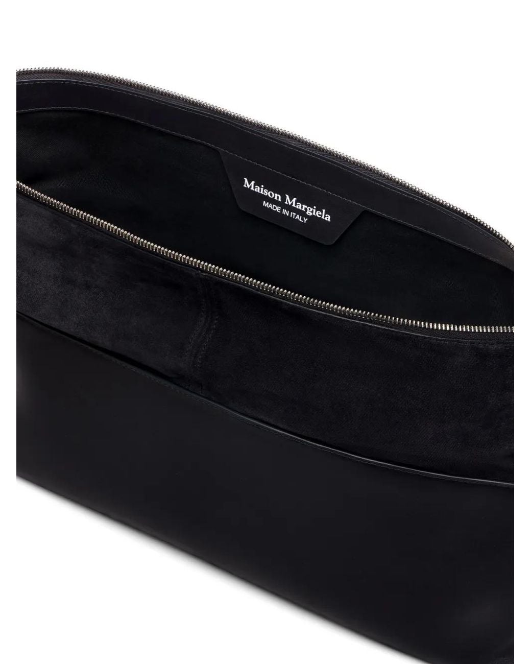 Maison Margiela Black 5Ac Soft Pouch Bag Xl
