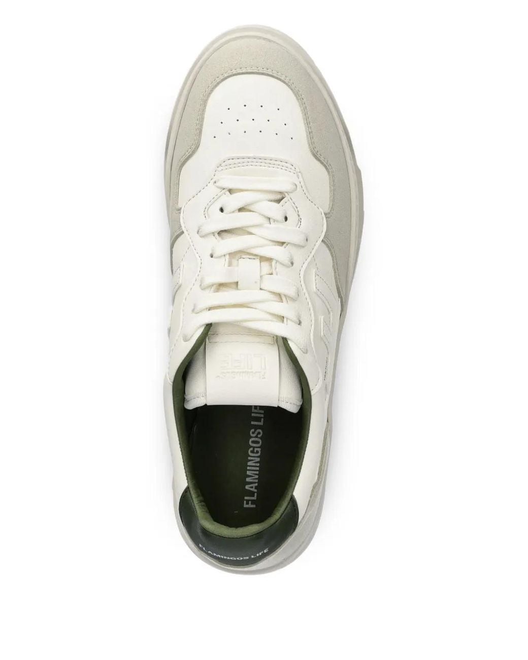 Flamingos White Ventura Logo Panelled Sneakers