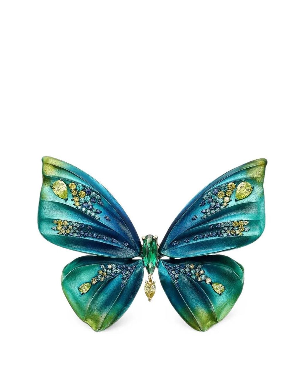 Anabela Chan Green Broche Aurora