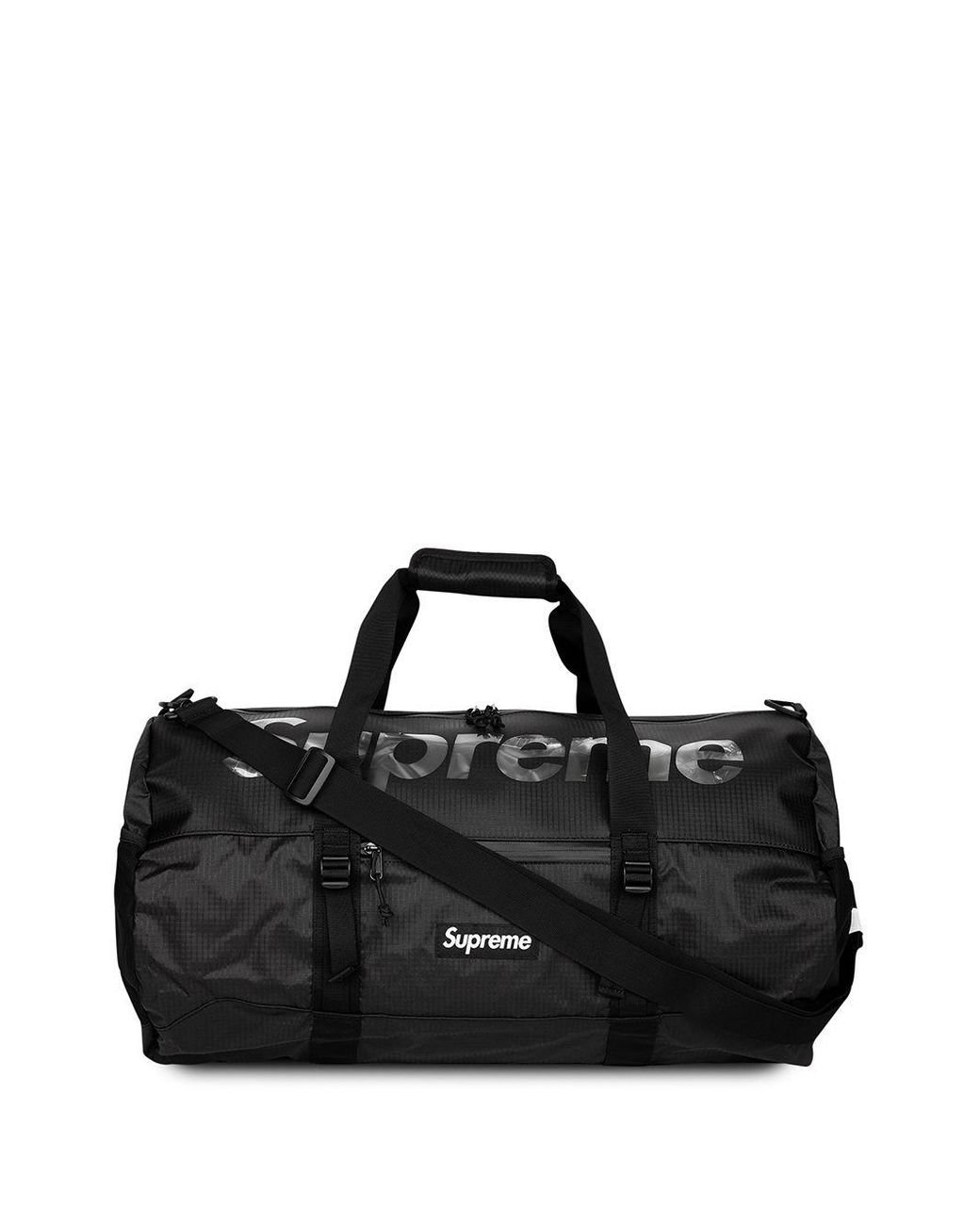 Supreme Logo Duffle Bag ss 21 in Black