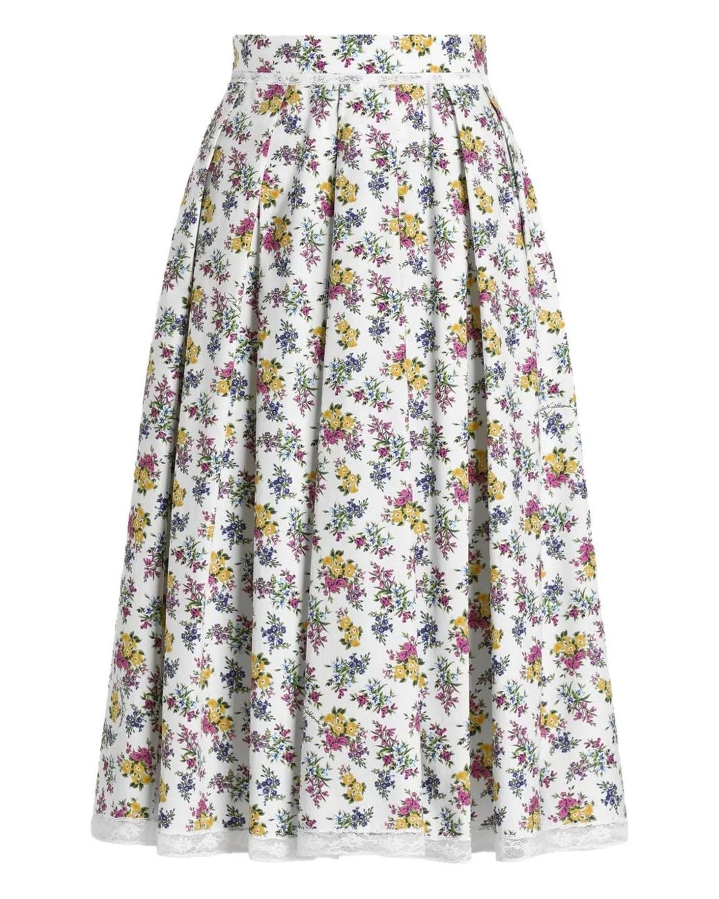 Dolce & Gabbana White Skirt