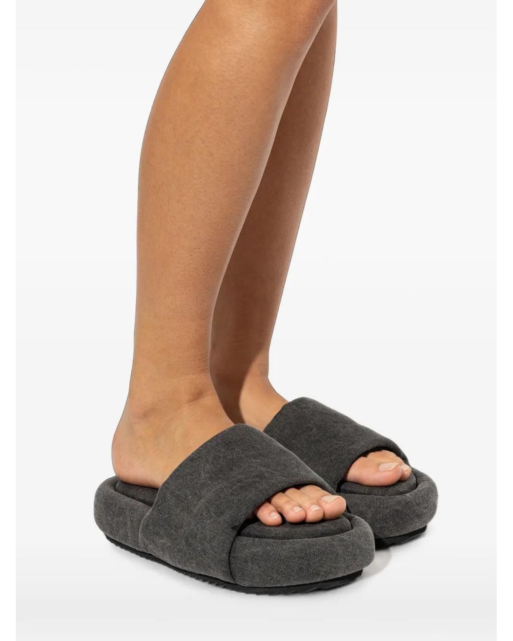 Rick Owens Black Chancla Slides