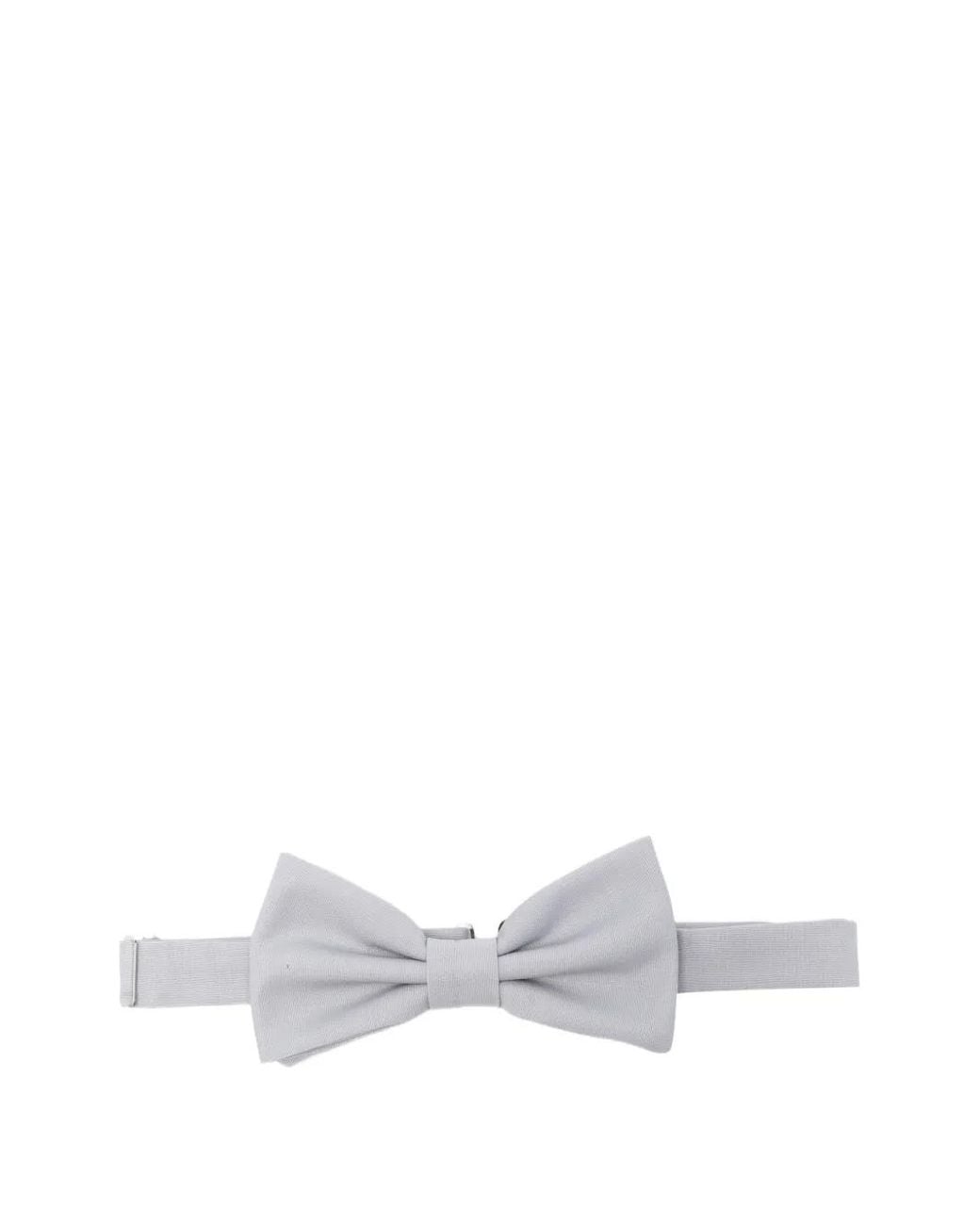 Patrizia Pepe White Pre-Tied Bow Tie for men