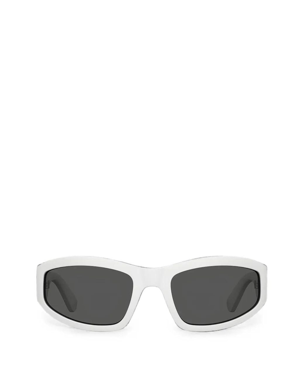 Moschino Gray Rectangle-Frame Sunglasses for men