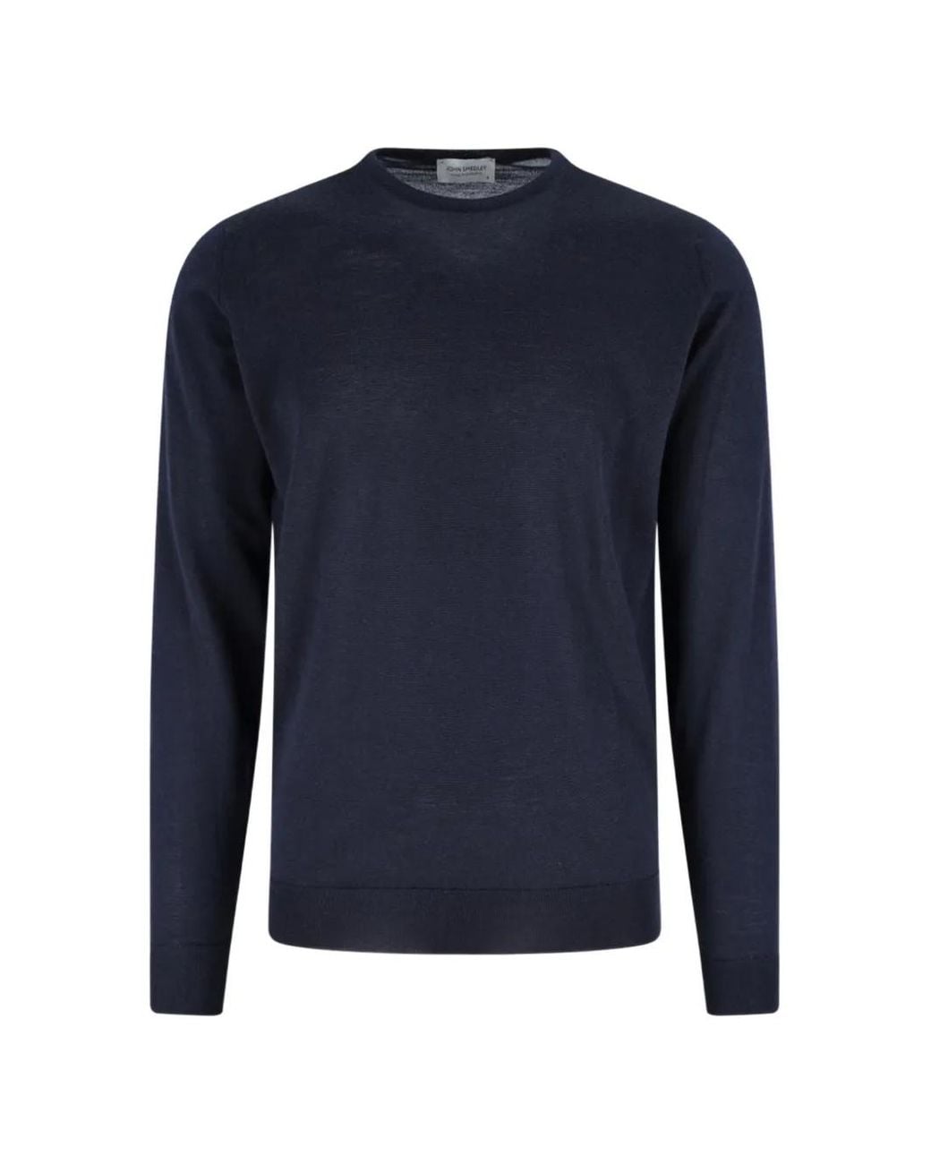 John Smedley Blue Lundy Fine-Knit Sweater for men