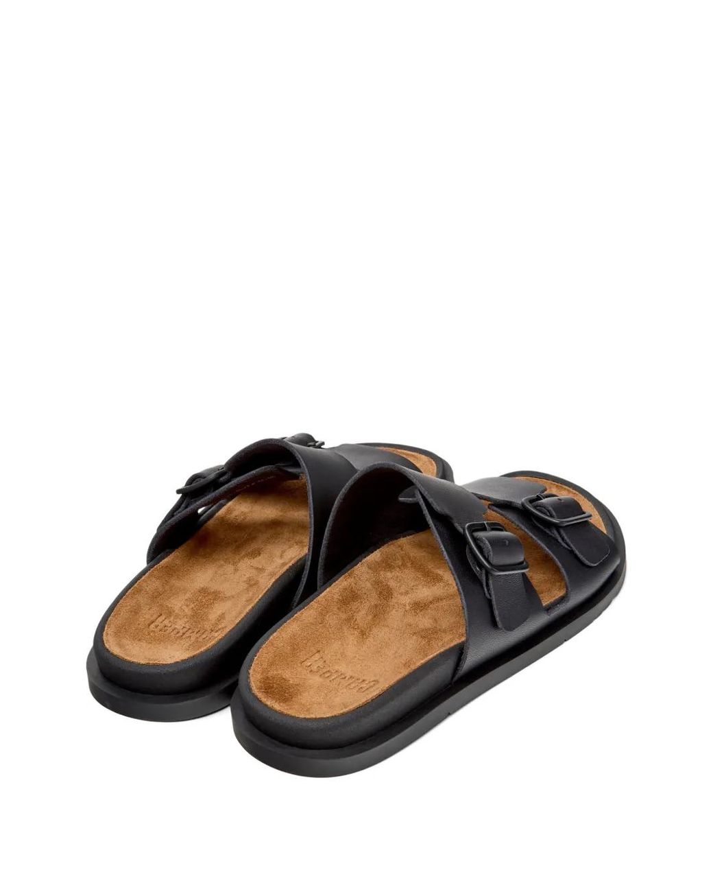Camper Black Buckle Lluc Sandals