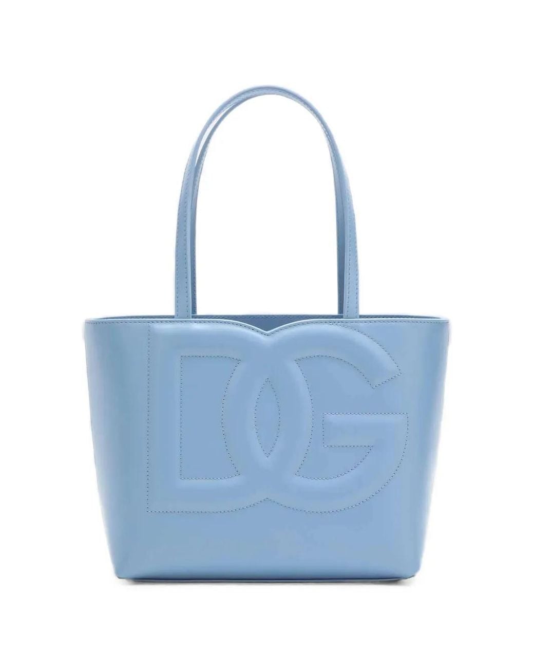 Dolce & Gabbana Blue Dg Logo Tote Bag