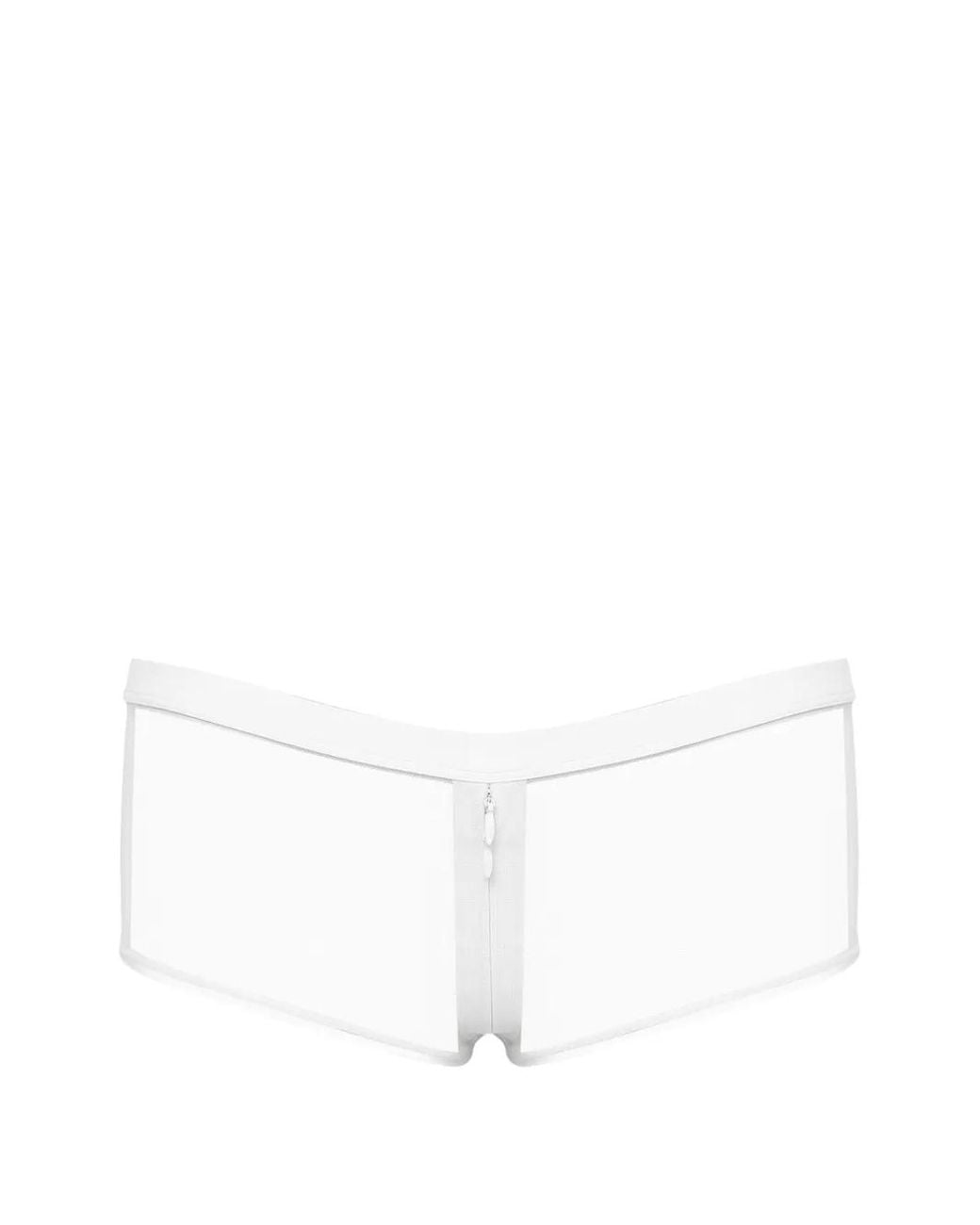 Maison Close White Pure Tentation Openable Shorts