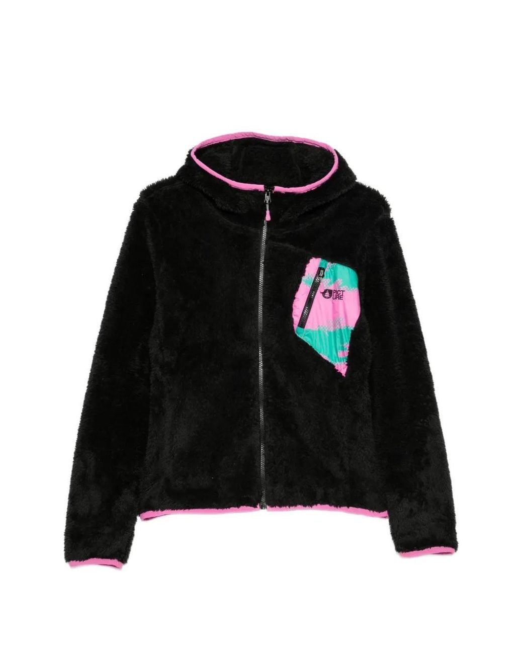 Picture Black Fleece Zip-Up Hoodie