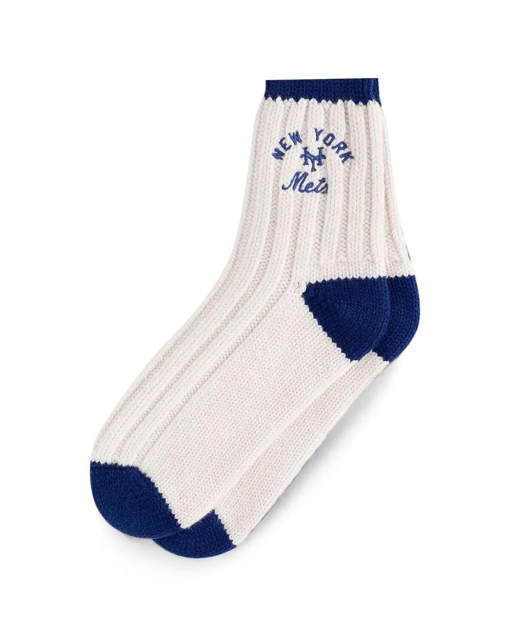 Aimé Leon Dore Blue New York Mets Logo-Embroidered Socks for men