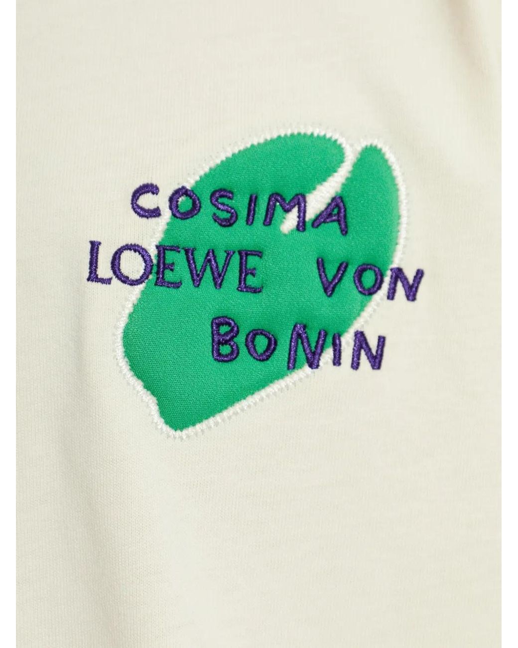 Loewe White X Cosima Von Bonin T-Shirt for men