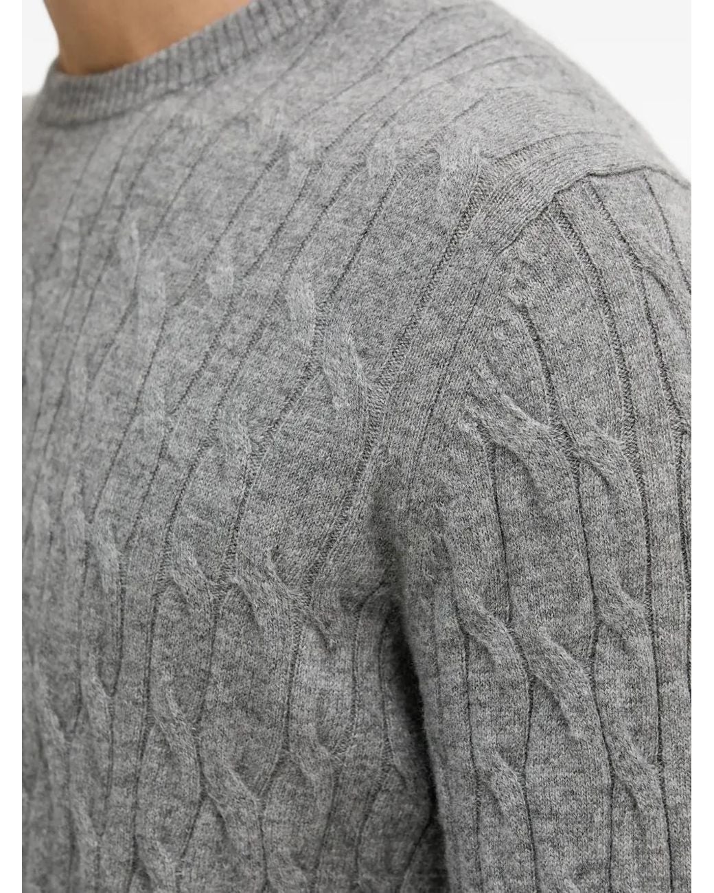 Pull À Col Rond Hackett pour homme en coloris Gray