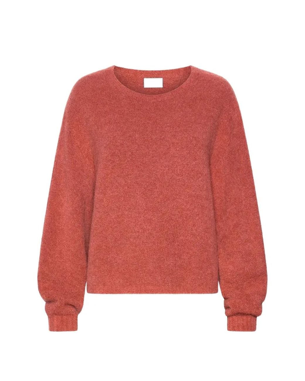 Marella Red Brushed-Finish Sweater