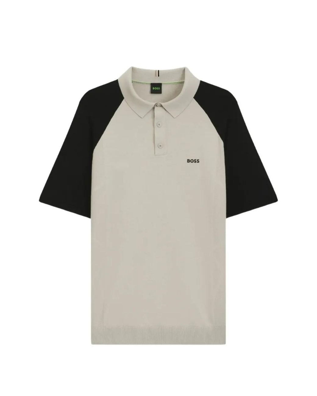 Boss Natural Logo-Embroidered Polo Shirt for men