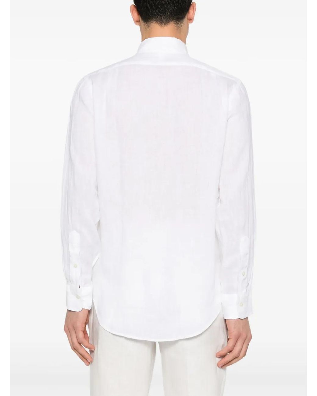 Polo Ralph Lauren Linen Shirt in White for Men | Lyst