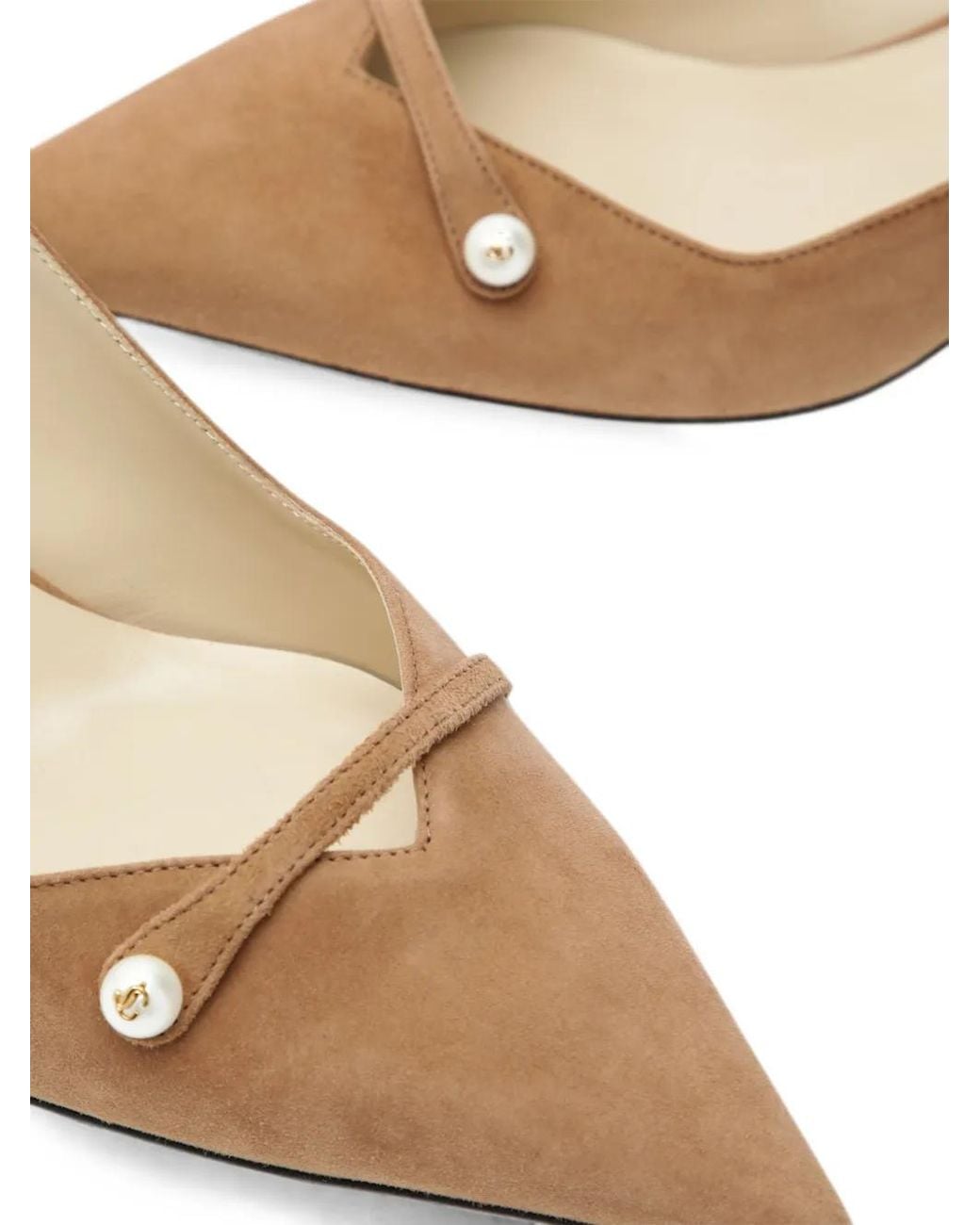 Jimmy Choo Natural Amita Slingback Pumps