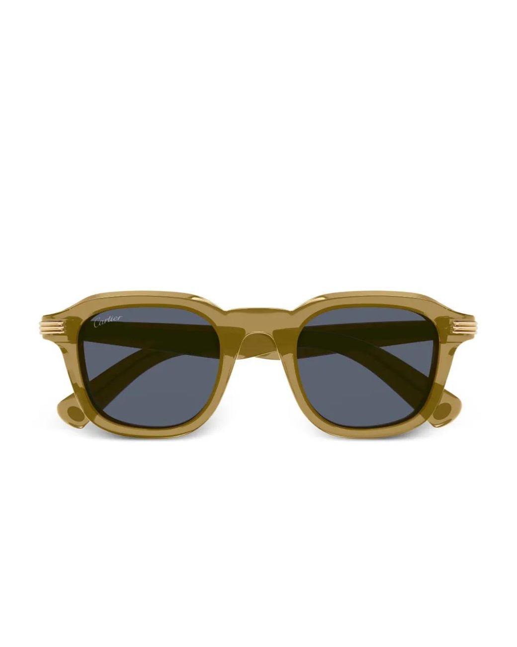 Cartier Green Square-Frame Sunglasses for men